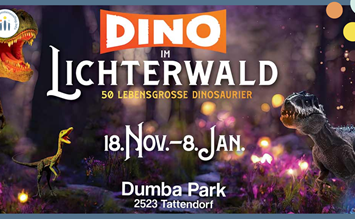 Dino im Lichterwald - familienausflug.info