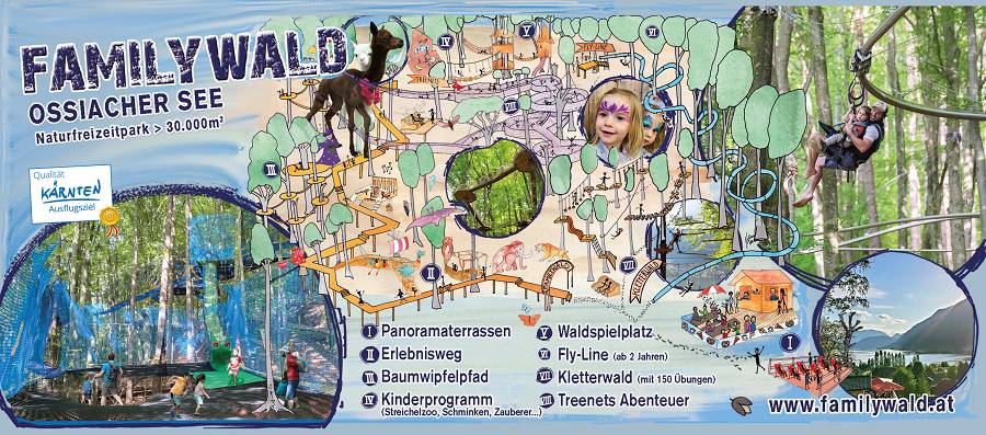 Overview of the Familypark Ossiacher See