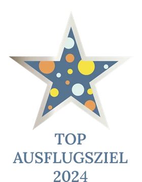 Logo premio TOP Destinazione per escursioni - familienausflug.info