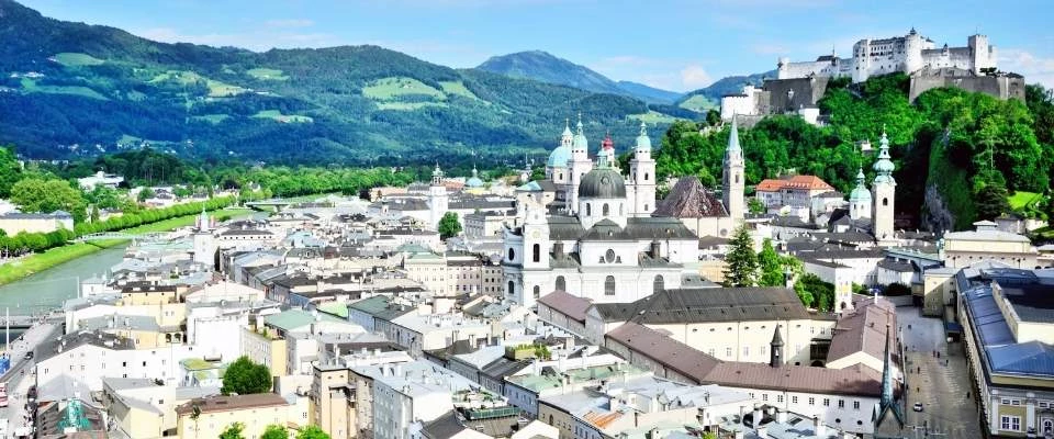 Panoramic photo of Salzburg