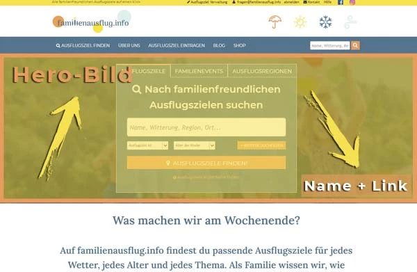 immagine eroe sulla home page