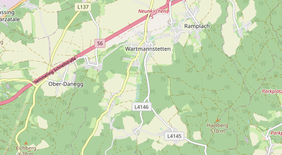 Destinazione dell'escursione sulla carta