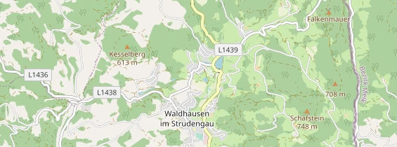 Destinazione dell'escursione sulla carta