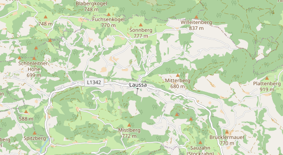 Ausflugsziel auf Karte