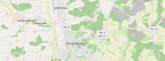 Destination on map