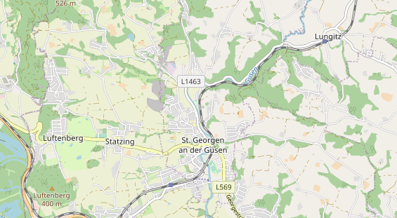 Destination d'excursion sur la carte