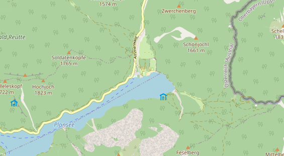 Destination d'excursion sur la carte