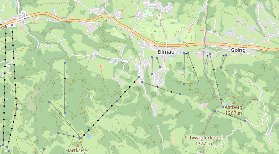 Ausflugsziel auf Karte