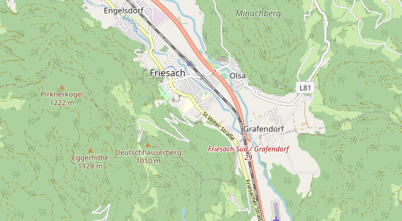 Ausflugsziel auf Karte