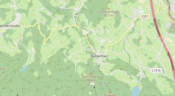 Destination d'excursion sur la carte