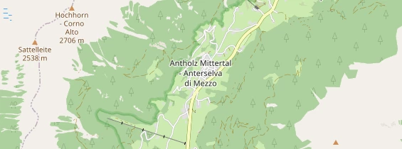 Destination d'excursion sur la carte