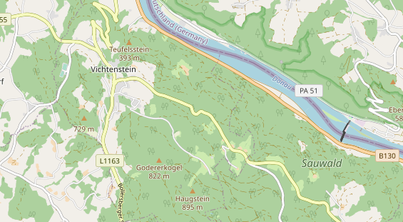 Ausflugsziel auf Karte