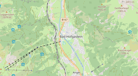 Ausflugsziel auf Karte