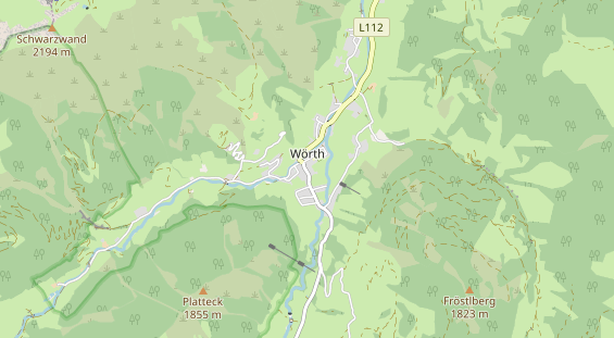 Ausflugsziel auf Karte