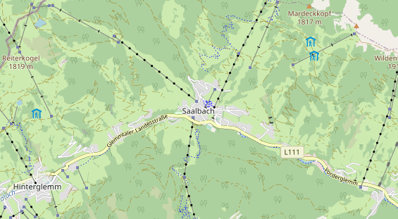 Ausflugsziel auf Karte