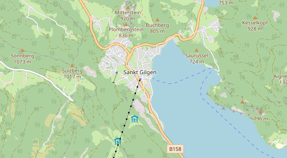 Ausflugsziel auf Karte