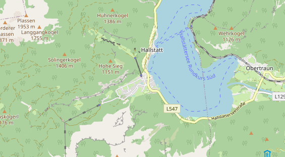 Ausflugsziel auf Karte