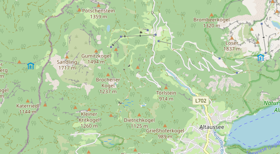 Ausflugsziel auf Karte