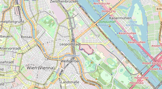 Destination d'excursion sur la carte