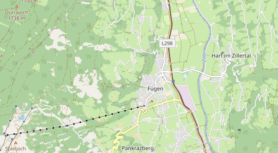 Ausflugsziel auf Karte