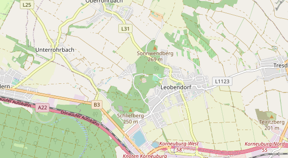 Destination d'excursion sur la carte