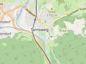 Destination d'excursion sur la carte