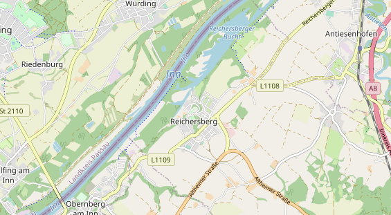 Destinazione dell'escursione sulla carta