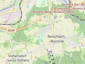 Destination d'excursion sur la carte