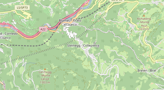 Ausflugsziel auf Karte