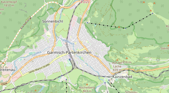 Ausflugsziel auf Karte