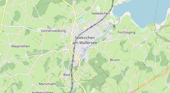 Destinazione dell'escursione sulla carta