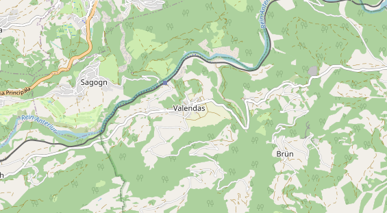 Destinazione dell'escursione sulla carta