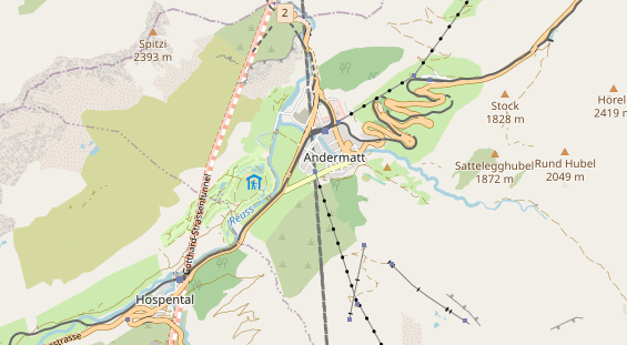 Ausflugsziel auf Karte