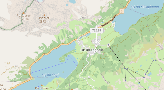 Ausflugsziel auf Karte