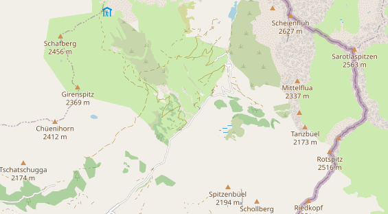 Ausflugsziel auf Karte