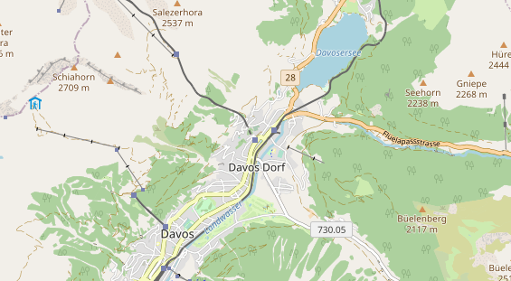 Ausflugsziel auf Karte