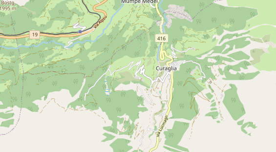 Destination d'excursion sur la carte