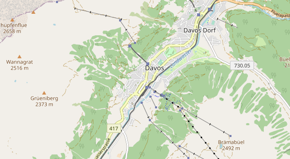 Ausflugsziel auf Karte