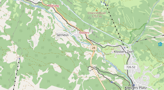 Ausflugsziel auf Karte