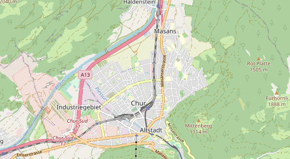 Ausflugsziel auf Karte