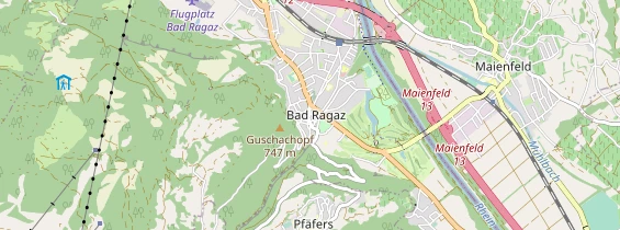 Ausflugsziel auf Karte