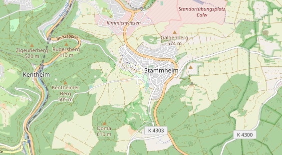 Ausflugsziel auf Karte