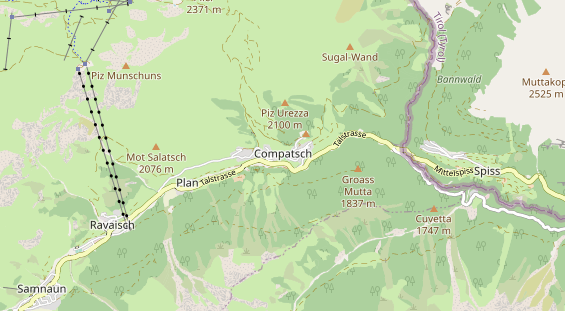 Ausflugsziel auf Karte