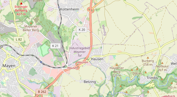 Ausflugsziel auf Karte