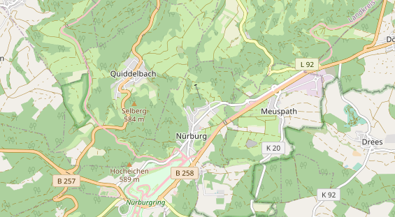 Ausflugsziel auf Karte