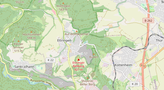 Ausflugsziel auf Karte