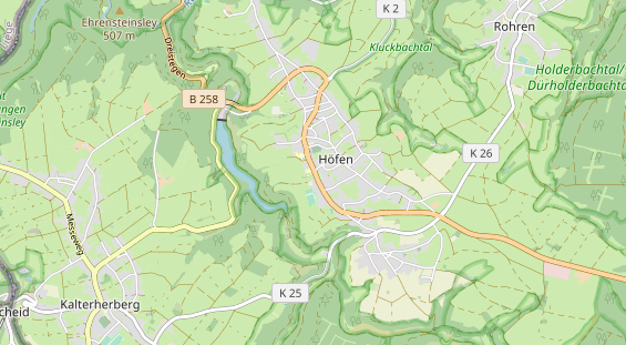 Ausflugsziel auf Karte