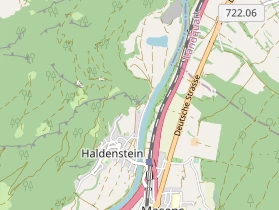 Destination d'excursion sur la carte