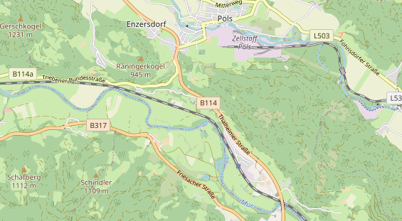 Destination d'excursion sur la carte