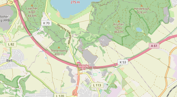 Ausflugsziel auf Karte